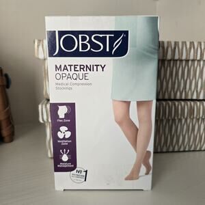 Jobst Maternity Compression Stockings 20-30 mmHg Medium Caramel Pantyhose